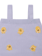 Body per neonato Stella McCartney Kids azzurro con ricamo palline da tennis TYA532 Z2423 602 STELLA McCARTNEY KIDS 