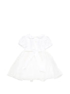 Abiti eleganti per neonata Mariella Ferrari bianco con colletto alla Peter Pan - Rubino Kids