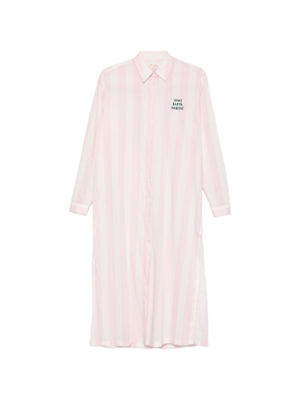 Abito Adeline per donna MC2 Saint Barth multicolore con design a righe - Rubino Kids
