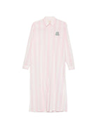 Abito Adeline per donna MC2 Saint Barth multicolore con design a righe - Rubino Kids
