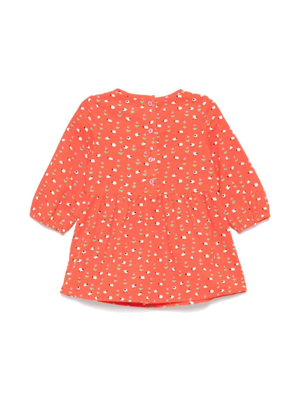 Abito arancione per neonata con stampa all over Stella McCartney Kids - Rubino Kids