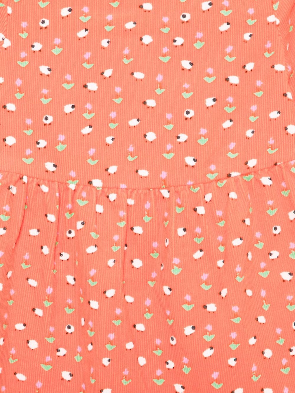 Abito arancione per neonata con stampa all over Stella McCartney Kids - Rubino Kids