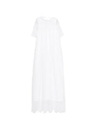 Abito battesimale per neonata Jesurum Baby bianco con ricamo Carol - Rubino Kids