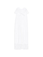 Abito battesimale per neonata Jesurum Baby bianco in pizzo - Rubino Kids