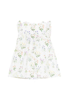 Abito Cacao per neonata Molo beige con stampa floreale all - over - Rubino Kids