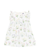 Abito Cacao per neonata Molo beige con stampa floreale all - over - Rubino Kids