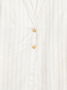 Abito chemisier per donna Alyisi beige con design a righe - Rubino Kids