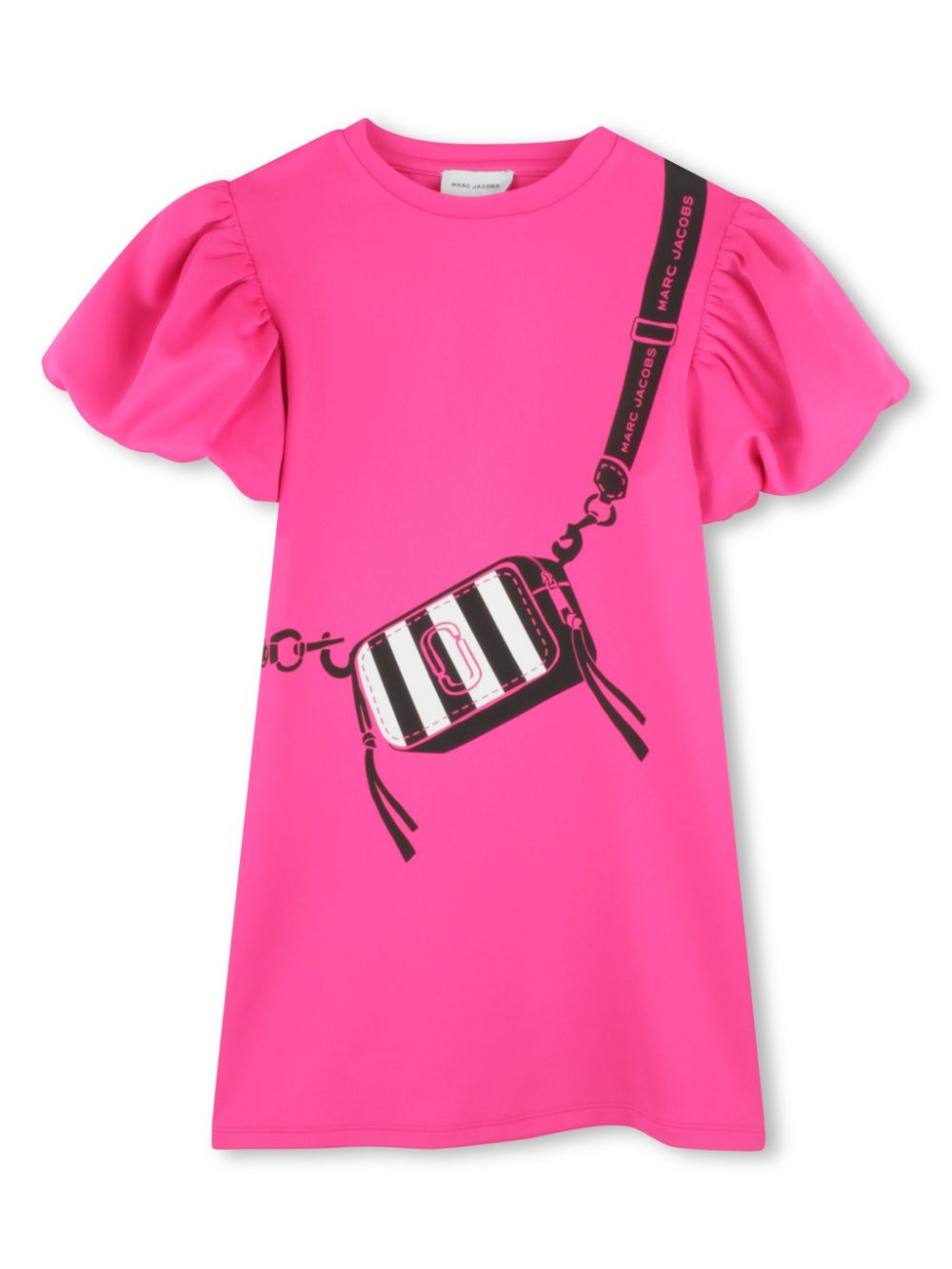 Abito con stampa Snapshot per bambina Marc Jacobs Kids fucsia - Rubino Kids