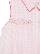 Abito Fedra per bambina Bonpoint rosa con colletto classico - Rubino Kids