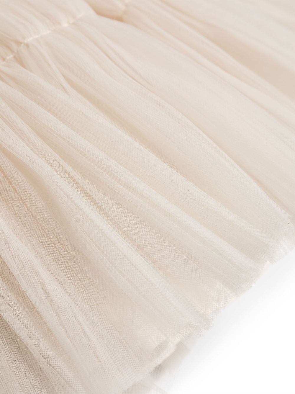 abito in tulle con applicazioni floreali - Rubino Kids