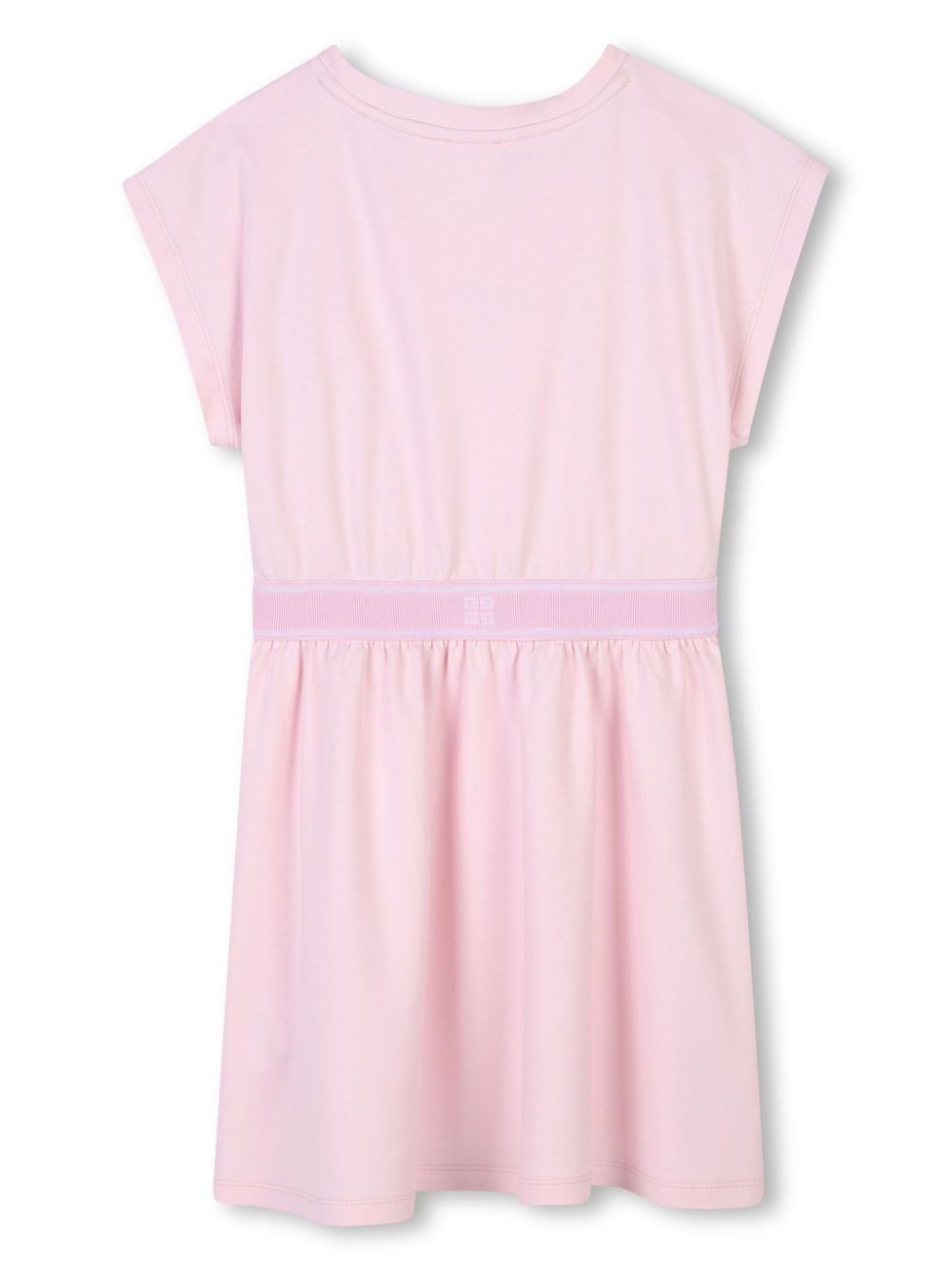 Abito leggero per bambina Givenchy Kids rosa con dettagli plissettati - Rubino Kids