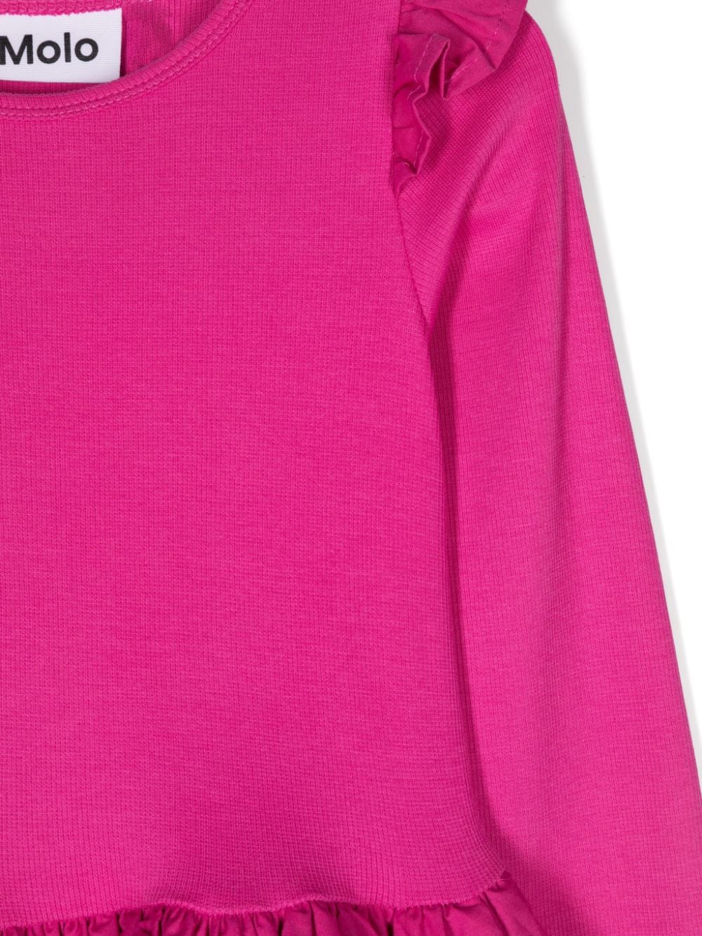 Abito midi Cathi per bambina Molo fucsia con jersey leggero - Rubino Kids