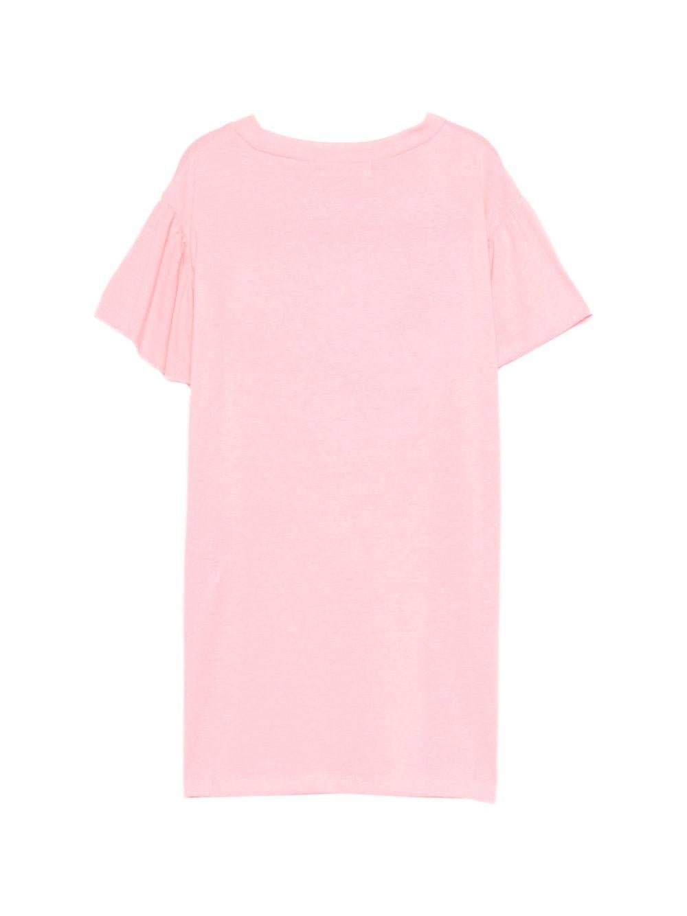 Abito per bambina BillieBlush rosa con motivo a cuore arricciato - Rubino Kids