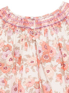 Abito per bambina Bonpoint arlene beige con stampa con fiori all - over - Rubino Kids