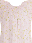 Abito per bambina Bonpoint bianco con stampa ciliegie all - over - Rubino Kids