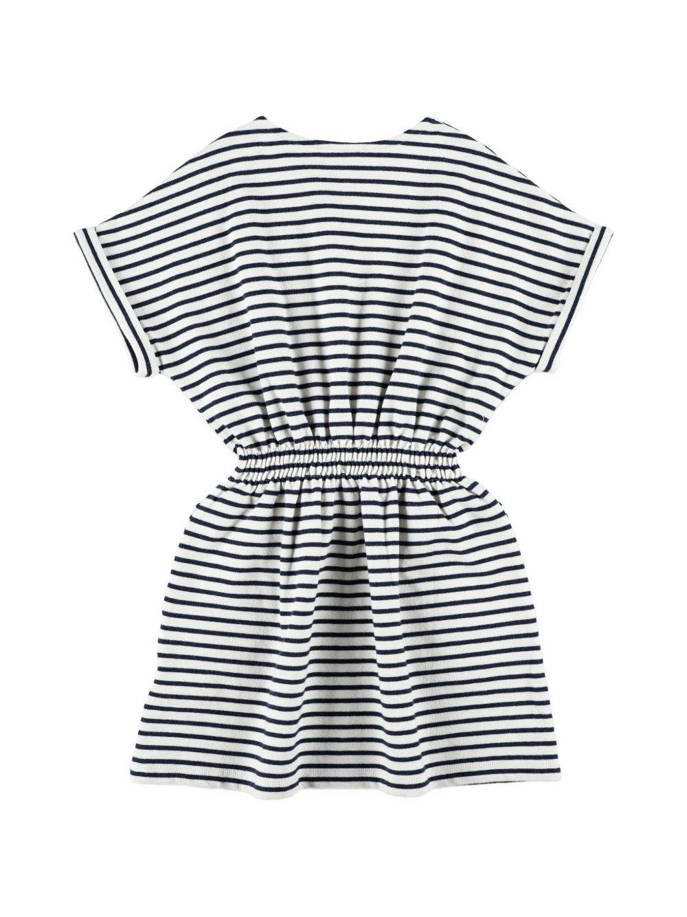 Abito per bambina Bonpoint multicolore con design a righe - Rubino Kids