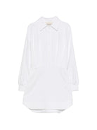 Abito per bambina Douuod Kids bianco con colletto classico - Rubino Kids