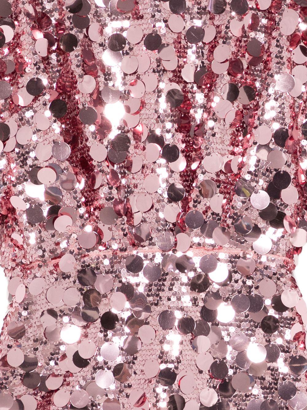 Abito per bambina Douuod Kids rosa orchidea con paillettes - Rubino Kids