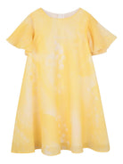 Abito per bambina Givenchy Kids giallo con zip e logo - Rubino Kids