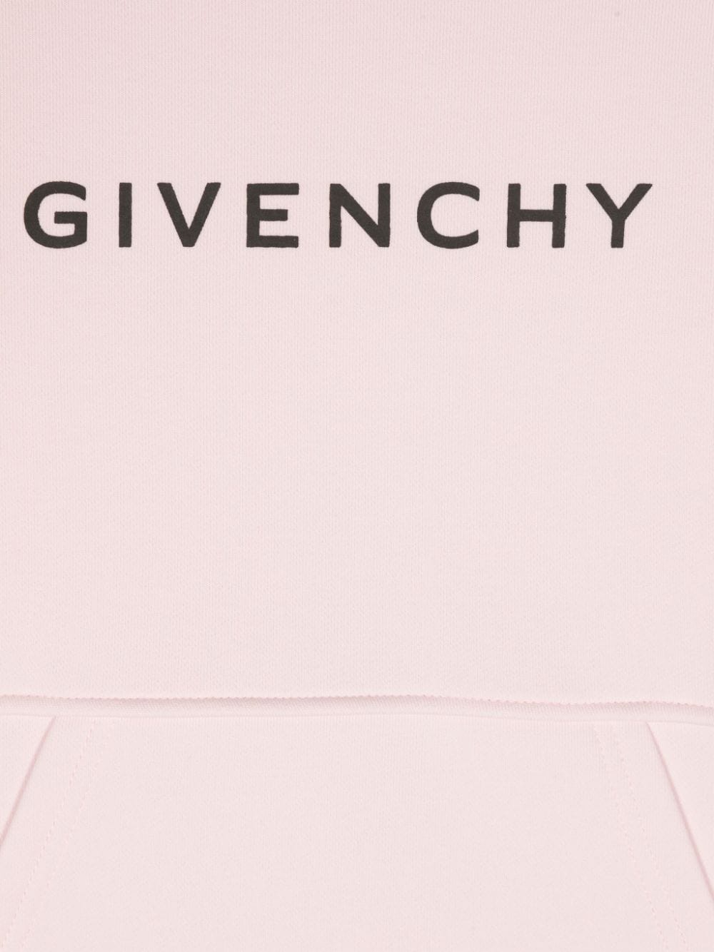 Abito per bambina Givenchy Kids rosa con stampa logo e tasca frontale a marsupio - Rubino Kids