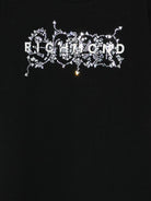 Abito per bambina John Richmond Junior nero modello t-shirt - Rubino Kids