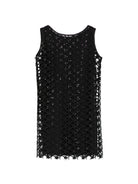 Abito per bambina John Richmond nero con decorazione in paillettes - Rubino Kids