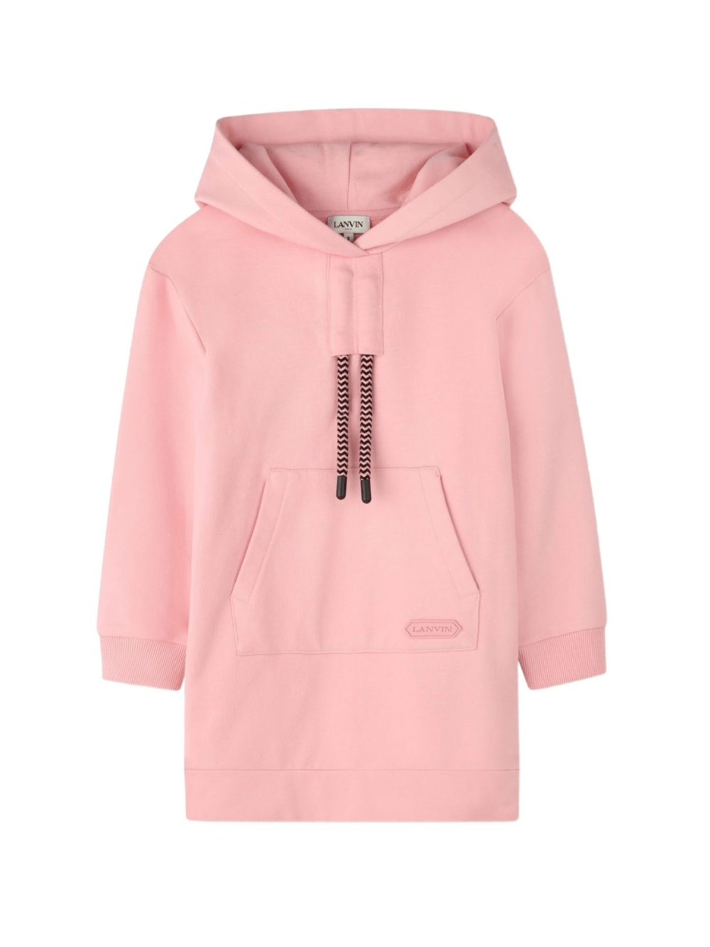Abito per bambina Lanvin Enfant rosa con cappuccio - Rubino Kids