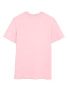 Abito per bambina Lanvin Enfant rosa con logo ricamato sul davanti - Rubino Kids