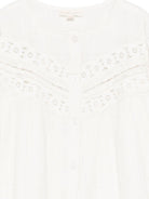 Abito per bambina Louise Misha bianco con maniche corte - Rubino Kids