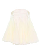 Abito per bambina Maison Ava giallo con decorazione con cristalli - Rubino Kids