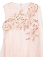 Abito per bambina Maison Ava rosa con decorazione floreale - Rubino Kids