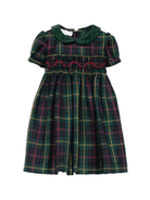 Abito per bambina Mariella Ferrari verde con motivo tartan - Rubino Kids