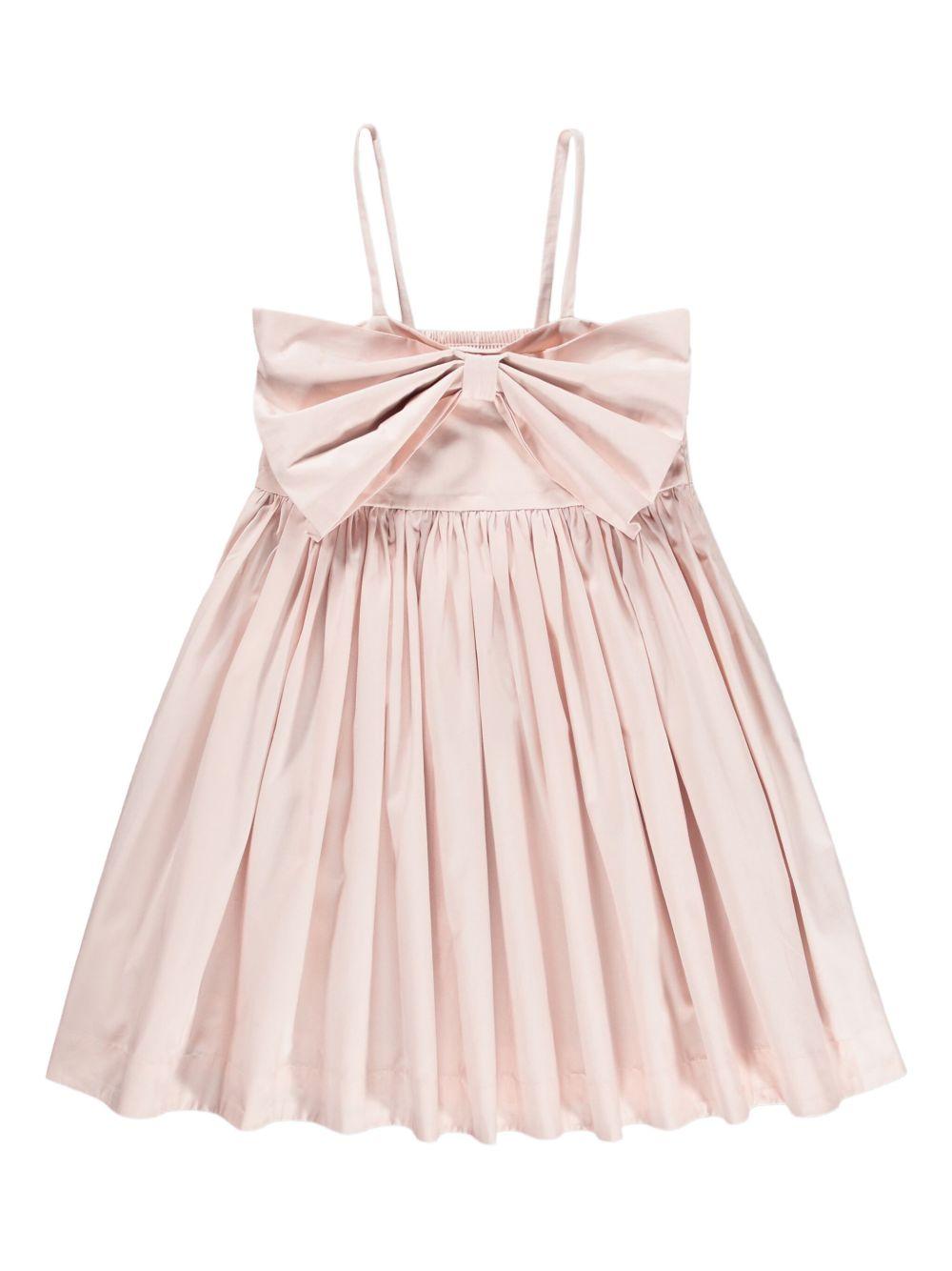 Abito per bambina Molo Caysi rosa con fiocco posteriore - Rubino Kids