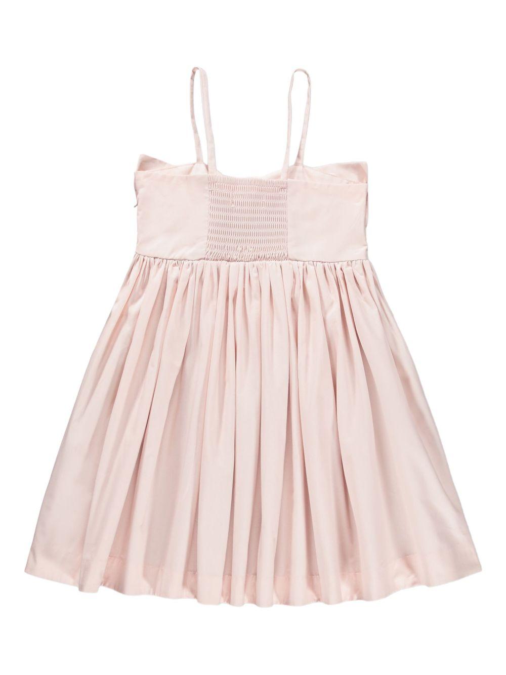 Abito per bambina Molo Caysi rosa con fiocco posteriore - Rubino Kids