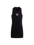 Abito per bambina Stella McCartney Kids nero con logo sul davanti - Rubino Kids