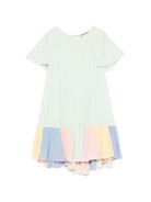 Abito per bambina Stella McCartney Kids verde con volant - Rubino Kids
