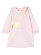 Abito per bambina The Marc Jacobs Kids rosa con stampa bag - Rubino Kids