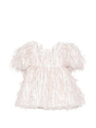 Abito per neonata Alapage rosa con dettagli frange - Rubino Kids