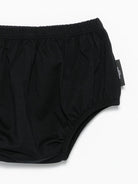 Abito per neonata Balmain Kids nero con logo ricamato - Rubino Kids