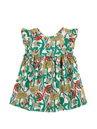 Abito per neonata Bobo Choses multicolor con design a fiori - Rubino Kids