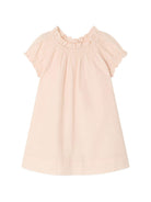 Abito per neonata Bonpoint rosa con ruches - Rubino Kids