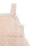 Abito per neonata Donsje rosa pallido a balze - Rubino Kids