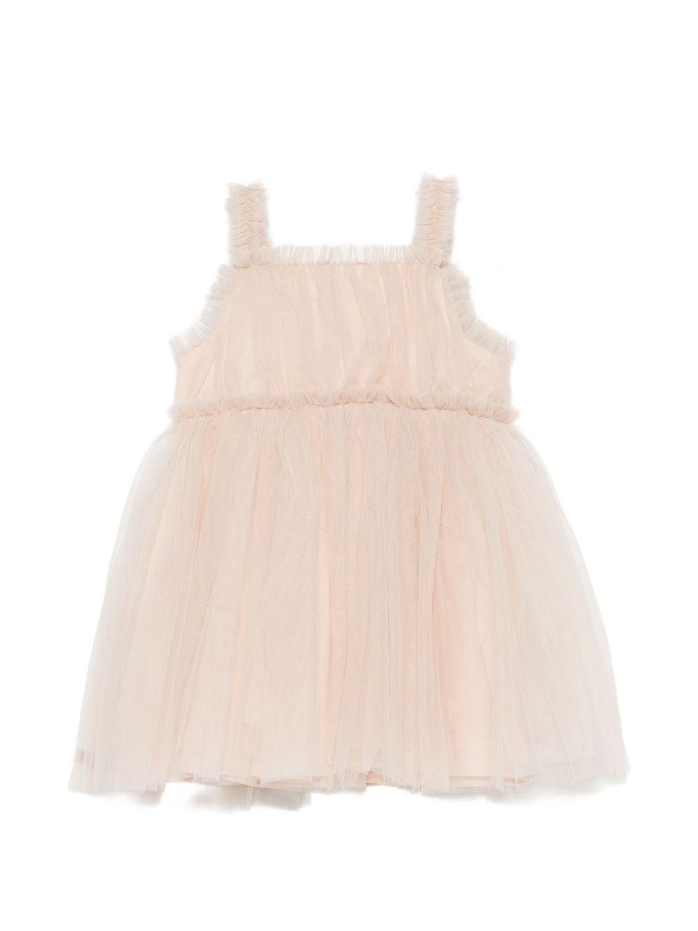 Abito per neonata Donsje rosa pallido a balze - Rubino Kids