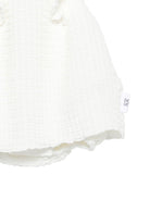 Abito per neonata Douuod Kids bianco con dettagli arricciati - Rubino Kids