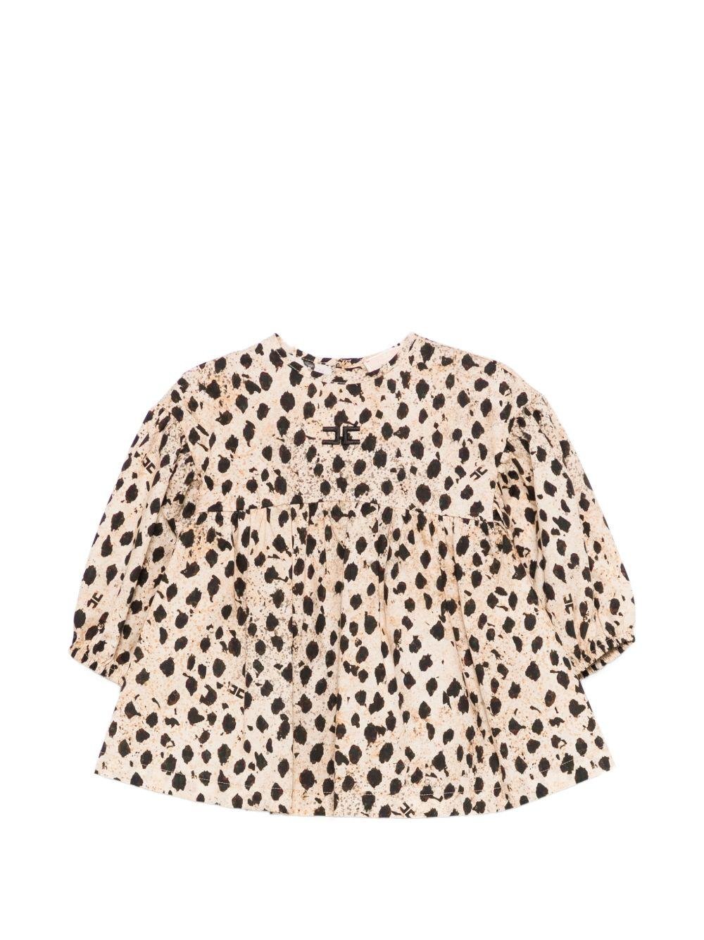 Abito per neonata Elisabettta Franchi La Mia Bambina multicolore a pois - Rubino Kids