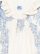 Abito per neonata Etro Kids beige con stampa paisley - Rubino Kids