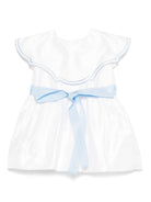 Abito per neonata JESURUM BABY Elettra bianco con dettaglio fiocco - Rubino Kids