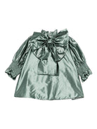 Abito per neonata Jesurum Baby verde con dettaglio fiocco - Rubino Kids