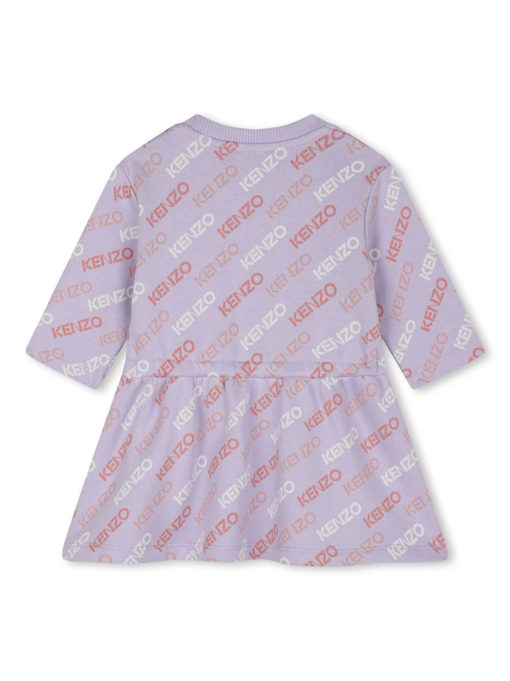 Abito per neonata Kenzo Kids viola con stampa - Rubino Kids