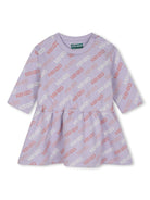 Abito per neonata Kenzo Kids viola con stampa - Rubino Kids